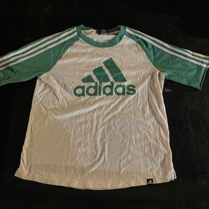 Adidas green T-shirt